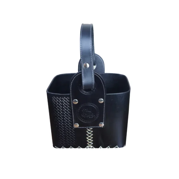 Canasta Matera Porta Termo Mate Matero Cuero Premium Regalos - Imagen 4
