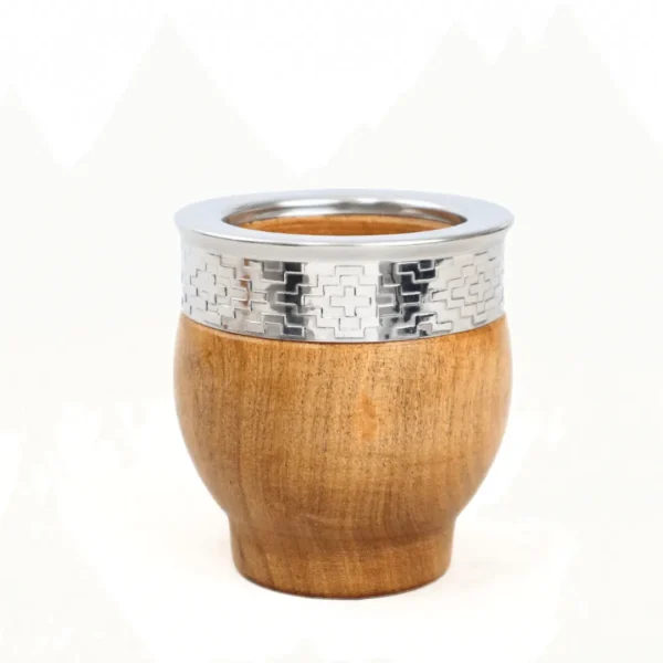 Mate Imperial De Madera Algarrobo Virola Acero
